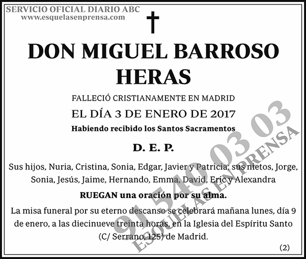 Miguel Barroso Heras